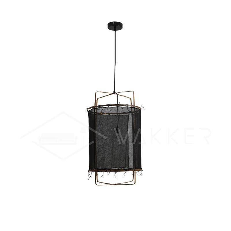 Lustra Pendant Lamp Bamboo Shade for Living Room