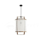 Lustra Pendant Lamp Bamboo Shade for Living Room