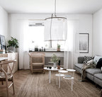Lustra Pendant Lamp Bamboo Shade for Living Room