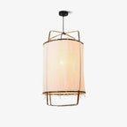 Lustra Pendant Lamp Bamboo Shade for Living Room