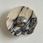 Alter Modern Minimalist Round Marble Sconce Wall Lamp