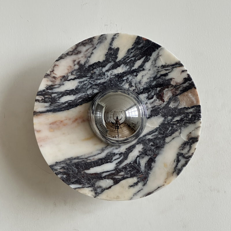 Alter Modern Minimalist Round Marble Sconce Wall Lamp