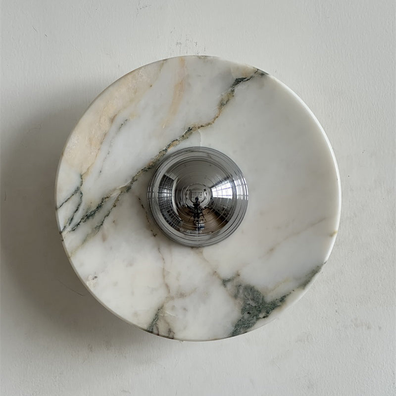 Alter Modern Minimalist Round Marble Sconce Wall Lamp