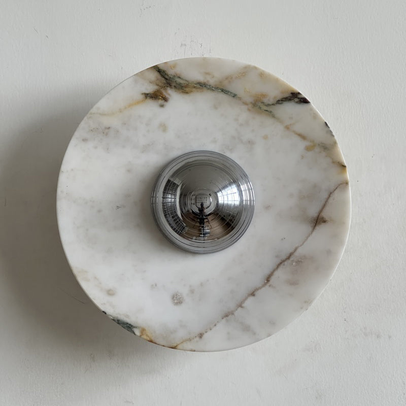 Alter Modern Minimalist Round Marble Sconce Wall Lamp