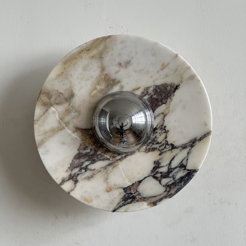 Alter Modern Minimalist Round Marble Sconce Wall Lamp