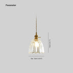 Nerithce Brass & Glass Luxurious Pendant Light