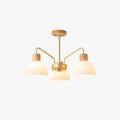 Arisha Rustic Chandelier /Wood/Glass Living Room/Dining Room