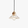 Valentina Retro Wood Pendant Light Glass Bedroom/Living Room/Dining Room