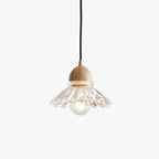 Valentina Retro Wood Pendant Light Glass Bedroom/Living Room/Dining Room