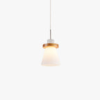 Valentina Minimalism LED Pendant Light Wood Glass Bedroom/Dining Room