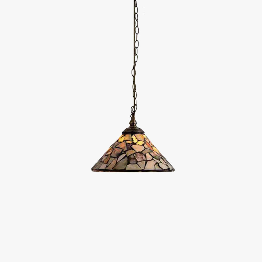Tiffany Vintage LED Pendant Light Glass Living Room/Bedroom