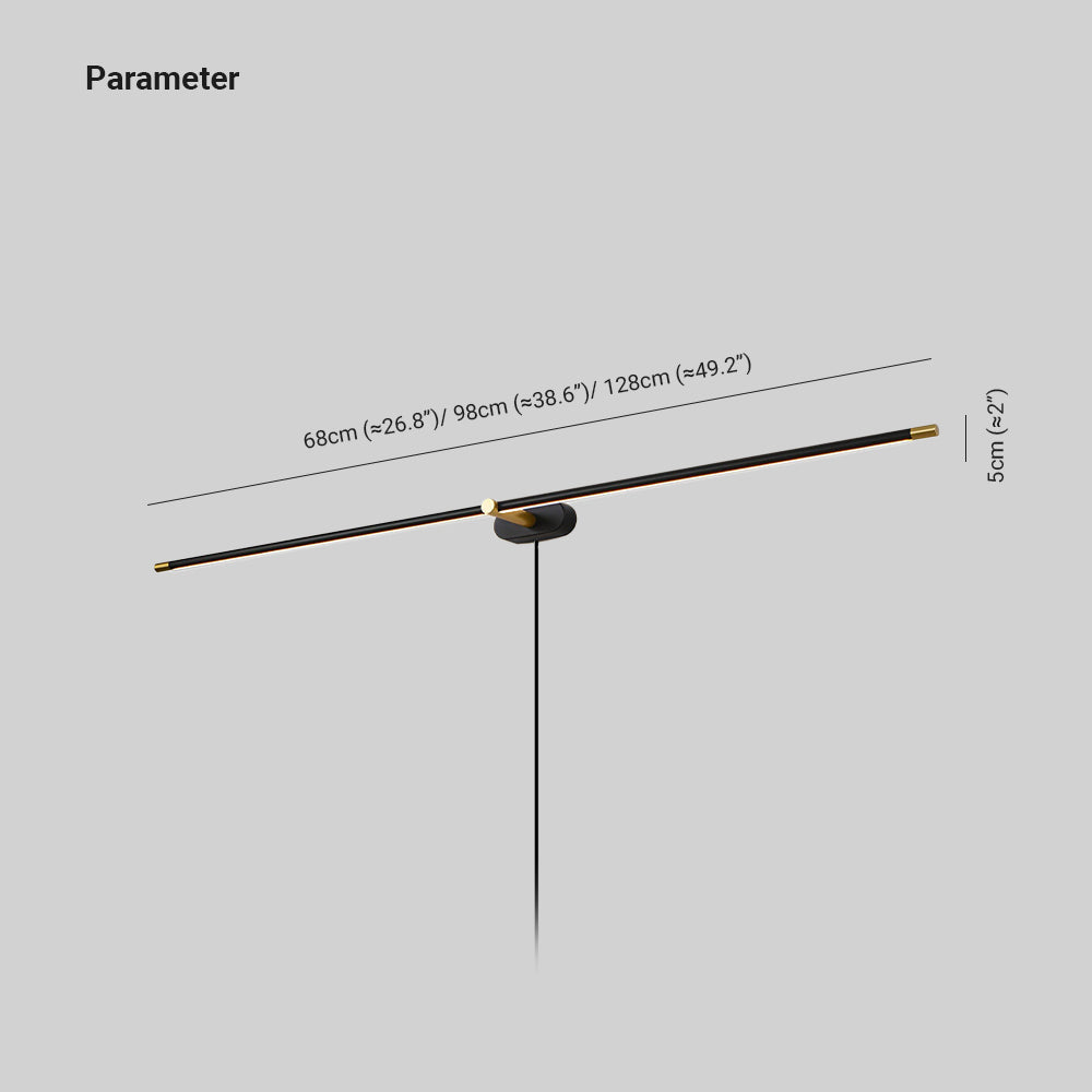 Arisha Plug-in  Minimalist  Linear Wall Lamp