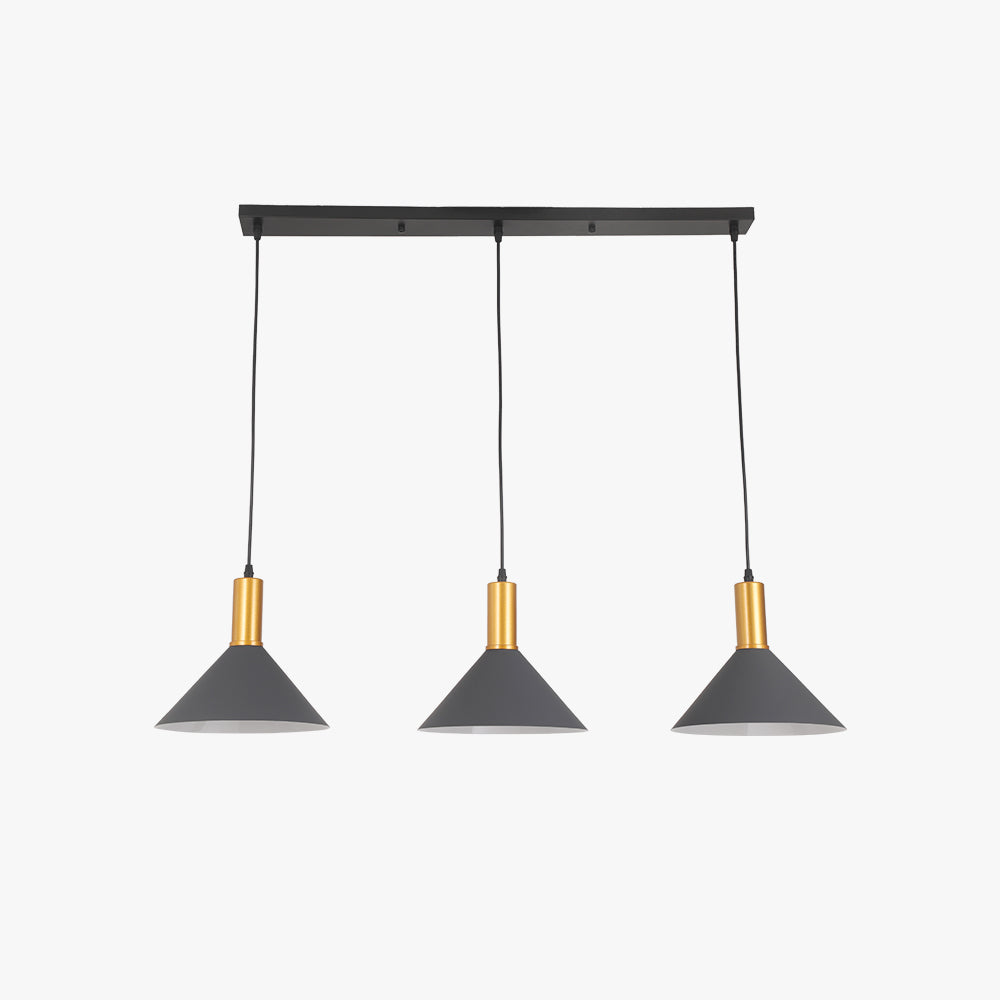 Arisha Modern Minimalist Conic Industrial Cluster Pendant Light
