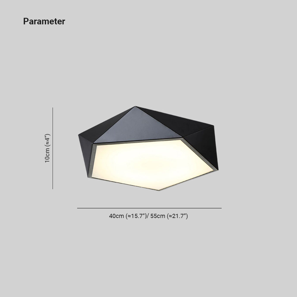 Arisha Modern Flush Mount Ceiling Light, DIA 40/55CM