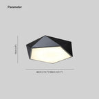 Arisha Modern Flush Mount Ceiling Light, DIA 40/55CM