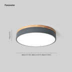 Valentina Nordic LED Round Flush Mount Ceiling Light