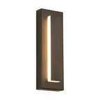 Arisha Modern Square Ring Outdoor Wall Lamp, Dark/Gray Bronze