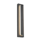Arisha Modern Square Ring Outdoor Wall Lamp, Dark/Gray Bronze