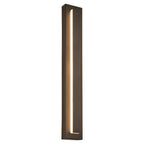 Arisha Modern Square Ring Outdoor Wall Lamp, Dark/Gray Bronze