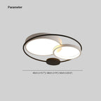 Arisha Modern Circular LED Flush Mount Ceiling Light