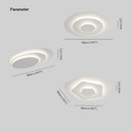 Arisha Modern Nordic Flush Mount Ceiling Light Acrylic Living Room