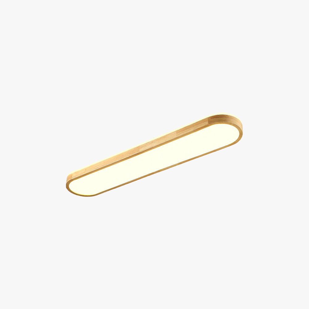Muto Nordic Minimalist Oval LED Flush Mount Ceiling Light
