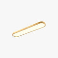 Muto Nordic Minimalist Oval LED Flush Mount Ceiling Light