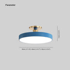 Aria Nordic Minimalist Round Flush Mount Ceiling Light