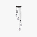 Kristy Modern Minimalist Glass Chandelier Living Room