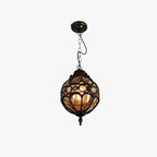 Epoch Loft Sphere Vintage Farmhouse Rustic Pendant Light Black Bronze Dining Room