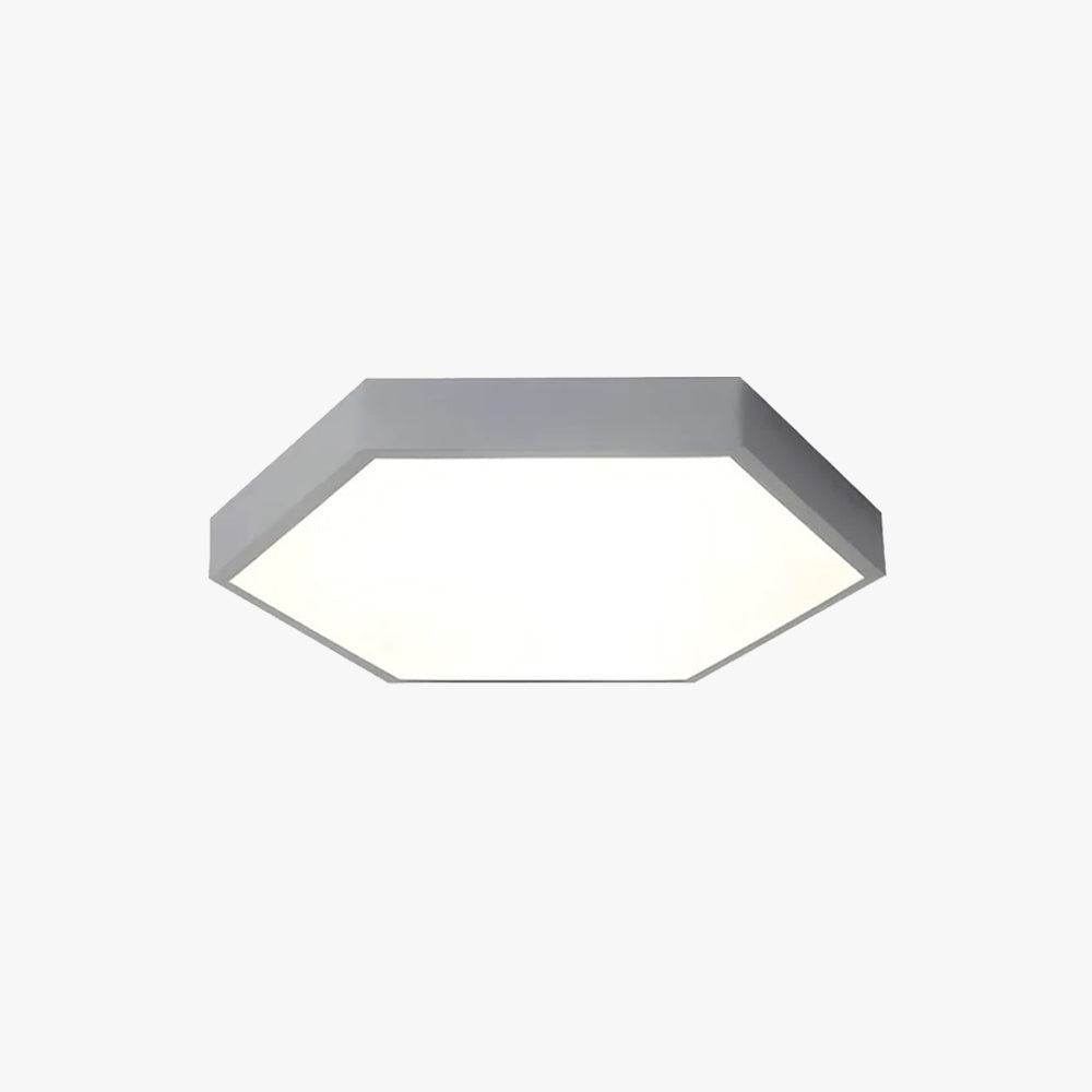Valentina Modern Hexagon LED Flush Mount Ceiling Light