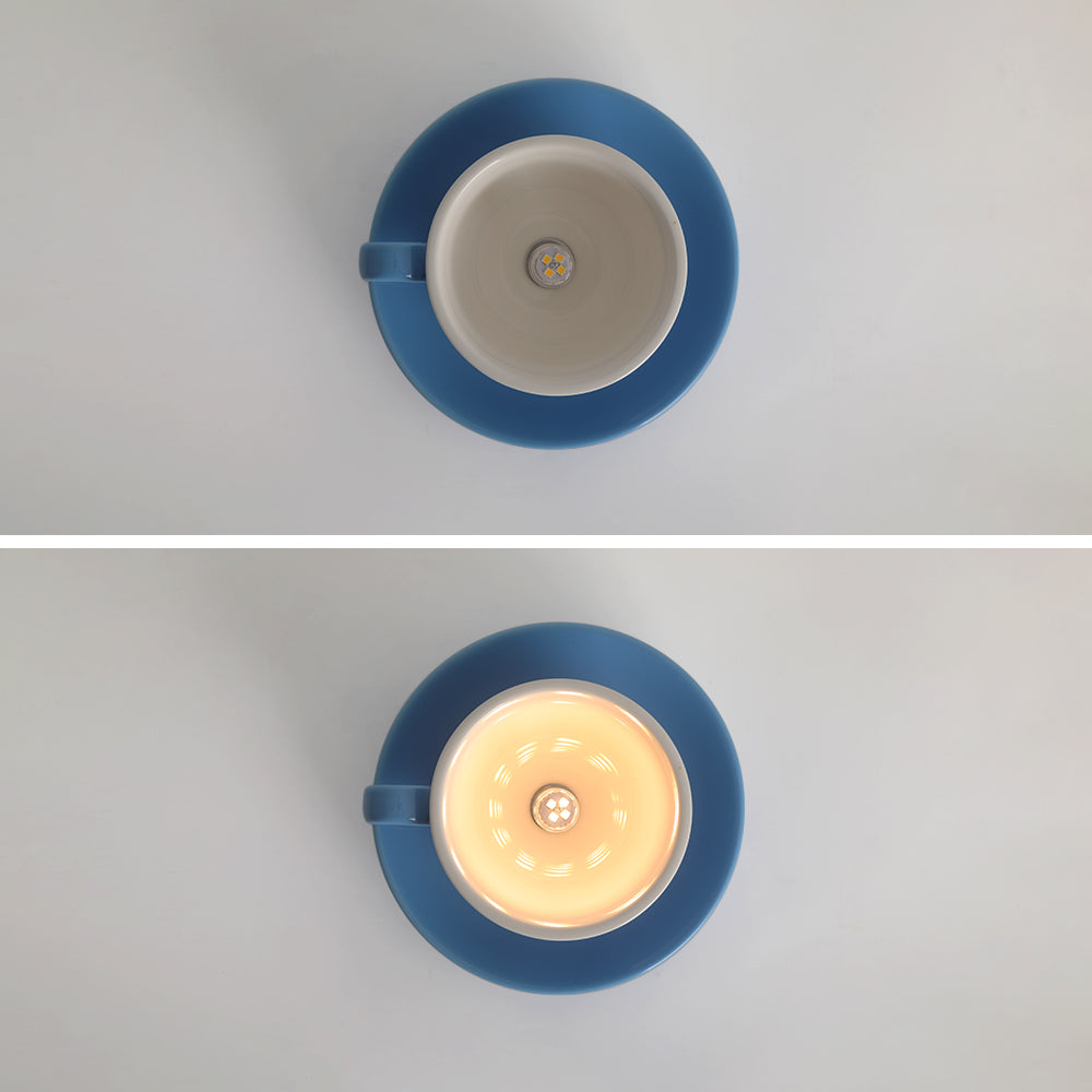 Valentina Modern Coffee Cups Ceramic Flush Ceiling Lighting - image 8