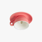Valentina Modern Coffee Cups Ceramic Flush Ceiling Lighting - image 1