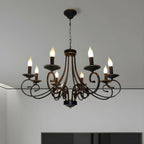 Silva Vintage Mental Candle Chandelier