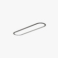 Arisha Flush Mount Ceiling Light Oval Minimalist Acrylic Dining Room