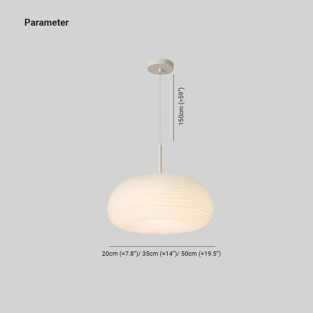 Ritta Drum Shape Pendant Light & Acrylic