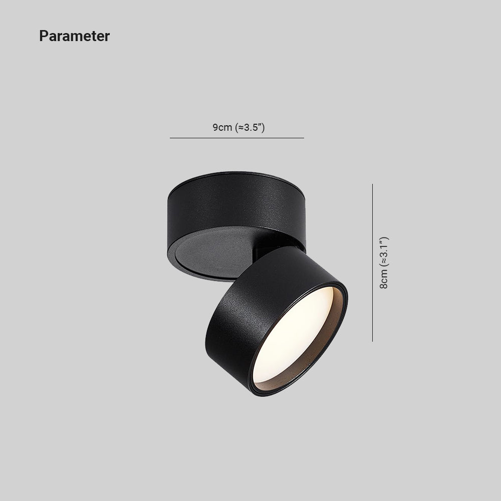 Arisha Flush Mount Ceiling Light Cylindrical Modern Hallway