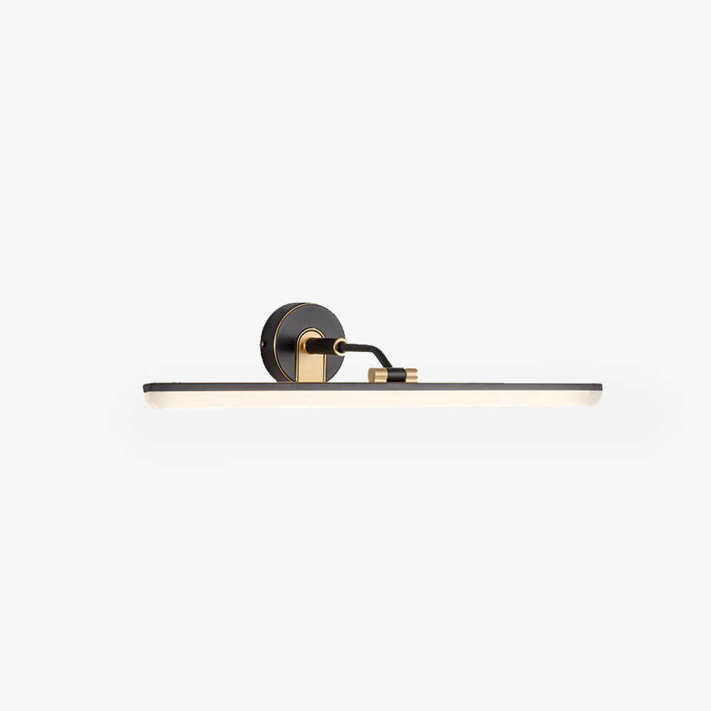 Arisha Industrial Linear Vanity Wall Lamp Brass Bathroom