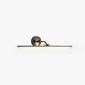 Arisha Industrial Linear Vanity Wall Lamp Brass Bathroom