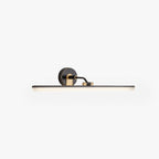 Arisha Industrial Linear Vanity Wall Lamp Brass Bathroom