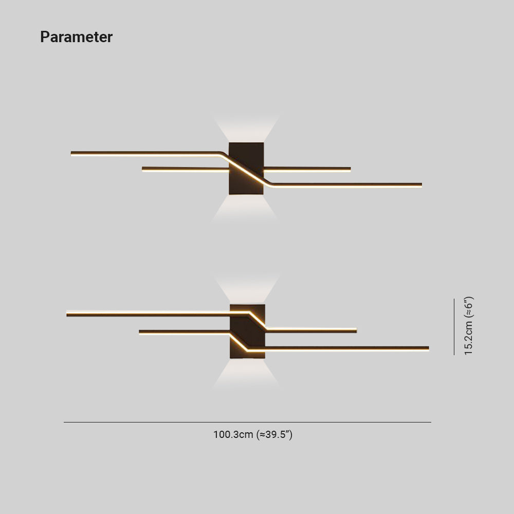 Arisha Minimalist Linear Vanity Wall Light Bathroom