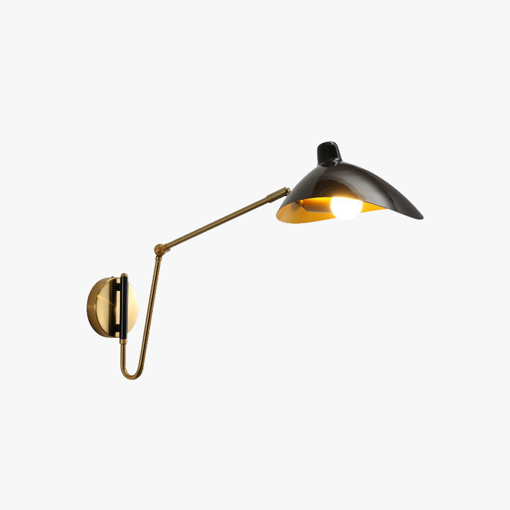 Epoch Industrial Swing Arm Vanity Wall Lamp