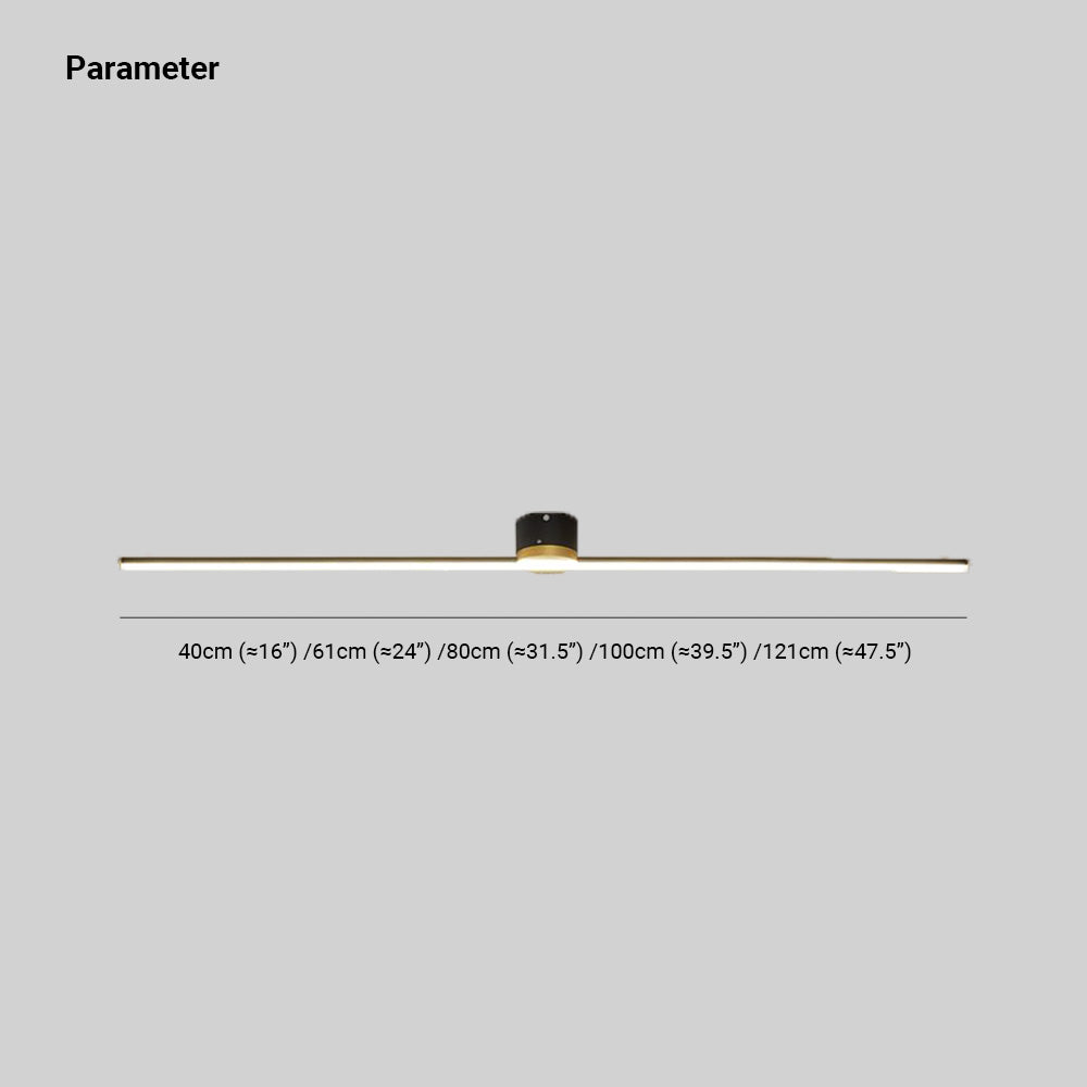 Arisha Linear Flush Mount Ceiling Light Bedroom - image 4