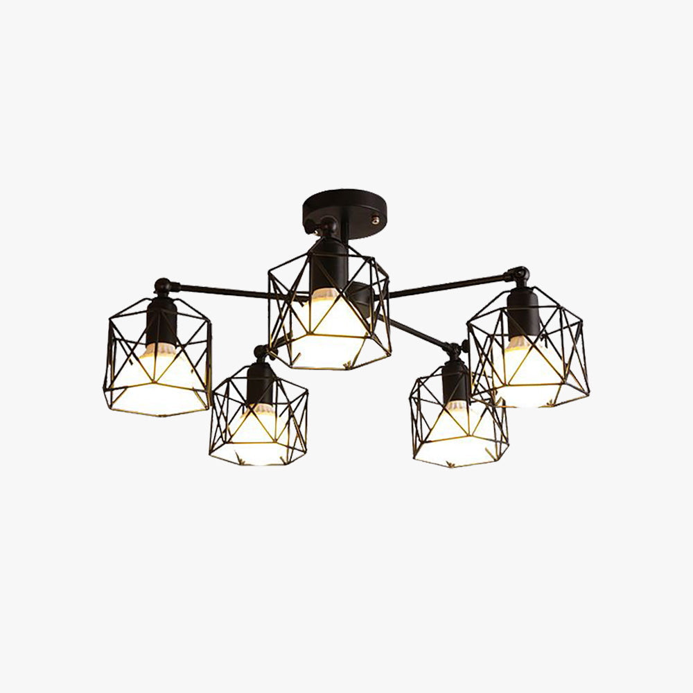 Arisha Semi-Flush Mount Ceiling Light