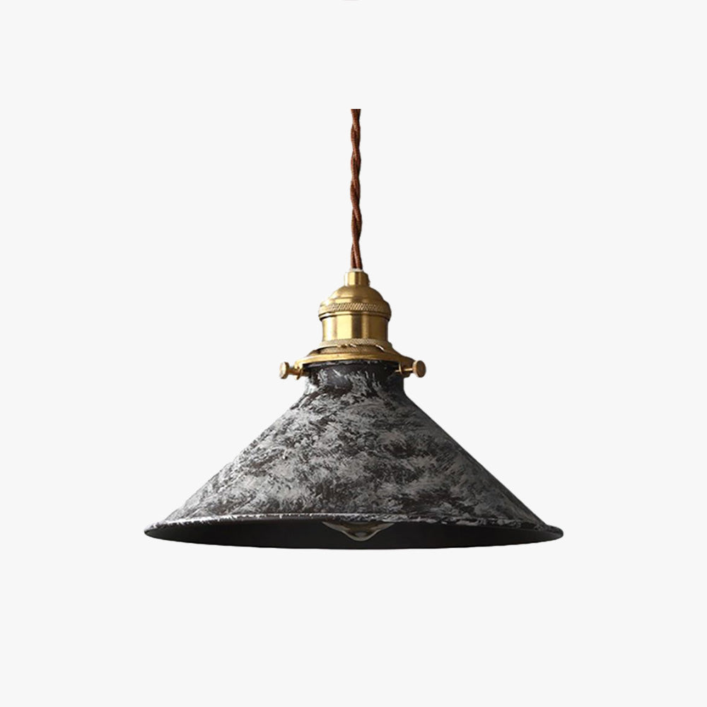 Silva Aged Rusty Vintage Rustic Finish Pendant Light, 3 Style - image 1
