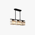 Kristy Crystal Square Pendant Light 3/4 Heads