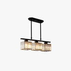 Kristy Crystal Square Pendant Light 3/4 Heads
