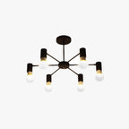 Valentina Industrial Semi Flush Mount Ceiling Light Living Room