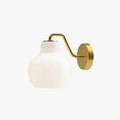 Valentina Vintage Dome LED Glass Wall Lamp For Mirror
