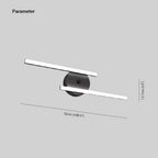 Arisha Modern Bi-Linear LED Vanity Wall Lamp
